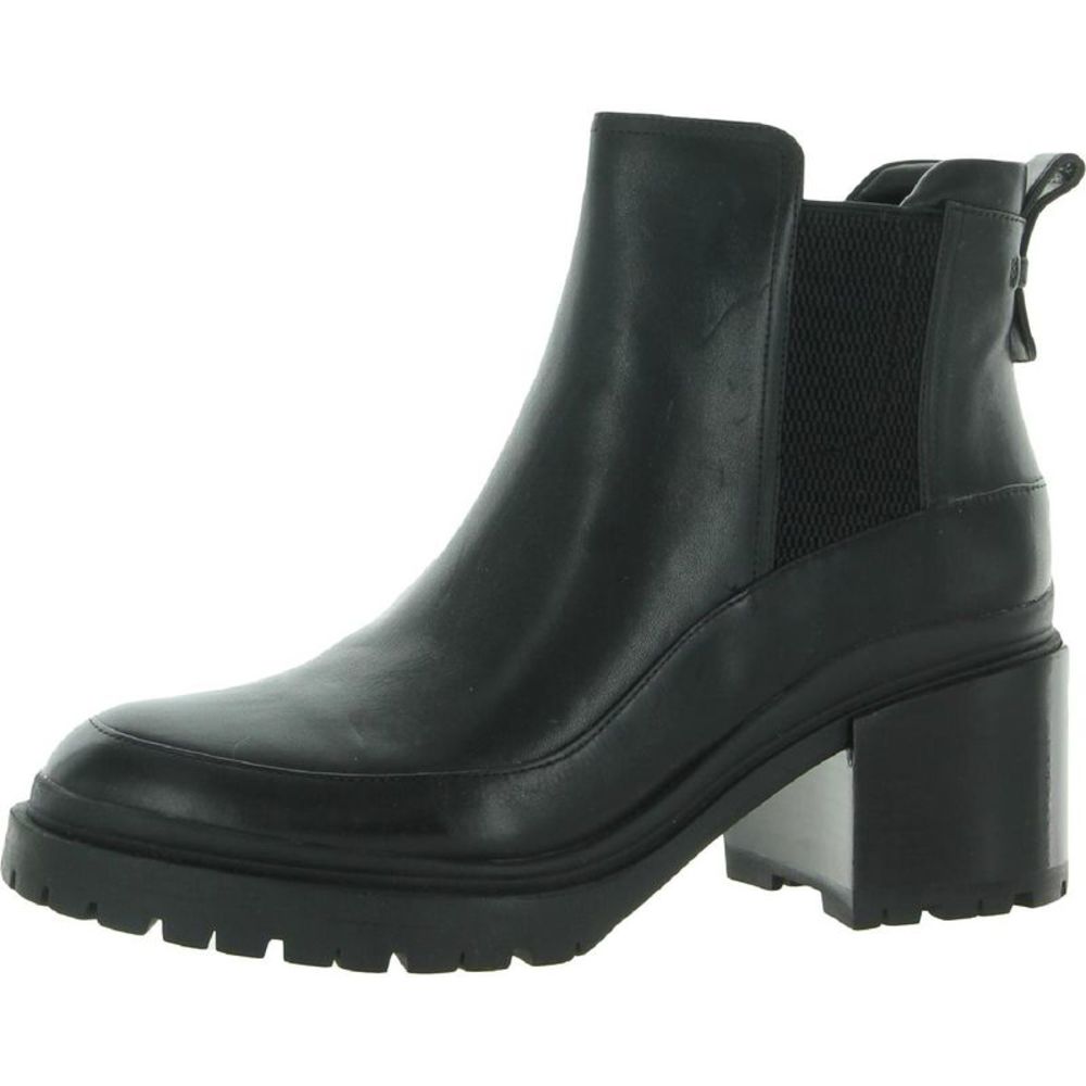 Naturalizer Womens Torrie Black Leather Ankle Chelsea Boots Shoes NWT